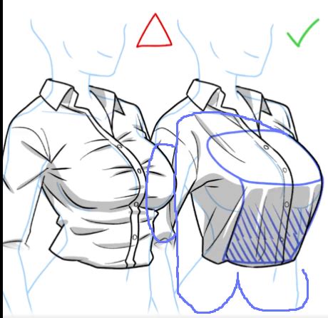 How To Draw Breasts Easily